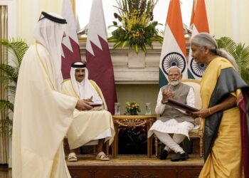ہندوستان اور قطر کے درمیان اسٹریٹجک ساجھیداری قائم، تجارت دوگنی ہو جائے گی