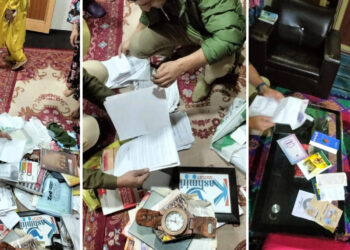 علیحدگی پسندوں کے خلاف جاری کریک ڈاؤن میں سرینگر اور پلوامہ میں چھاپے