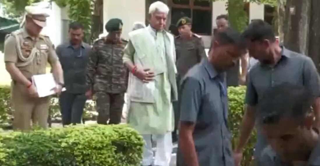 منوج سنہا کا دورہ پونچھ، فوج اور بی ایس ایف اہلکاروں سے ملاقات کی