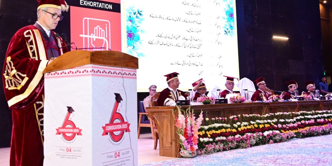 جموں کشمیر کا مستقبل نوجوان سائنسدانوں کے ہاتھوں میں ہے:وزیر اعلیٰ