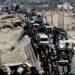 غزہ پر قبضہ ‘اسرائیل نے انخلا کیلئے عارضی روٹ کھول دیا