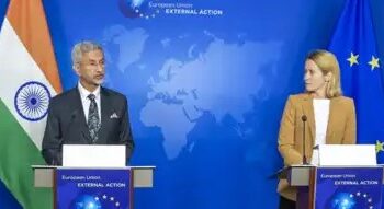 ہندوستان اور یورپی یونین مل کر دہشت گردی کے خلاف آواز اٹھائیں گے