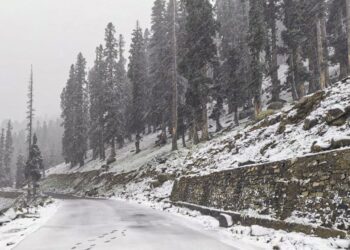 وادی کے بالائی علاقوں بشمول گلمرگ اور سونہ مرگ میں تازہ برف باری