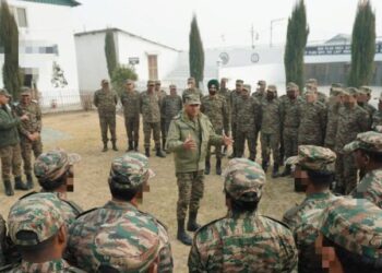 شمالی کمان کے سربراہ کا جنوبی کشمیر  میں فورسز کی عملی تیاریوں کاجائزہ