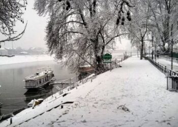 کشمیر: تازہ برف باری نے خشک سالی کا قحط ختم کیا؛ خشک چشمے پھر سے رواں، کسانوں میں خوشی کی لہر