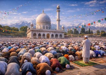 وادی میں عید الفطر آج منائی جا رہی ہے