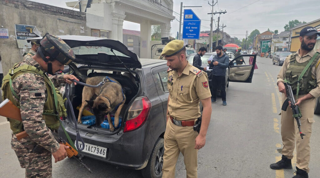 سرینگر پولیس کی منشیات کیخلاف کارروائی‘نارکوٹک ڈاگ اسکواڈ تعینات