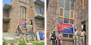 سری نگر میں منشیات فروش کی ڈیڑھ کروڑ روپے کی جائیداد ضبط