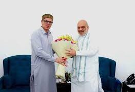 عمر کی دہلی میں امت شاہ سے ملاقات