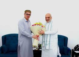 عمر کی دہلی میں امت شاہ سے ملاقات