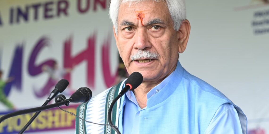 لیفٹیننٹ گورنر سنہا کی کھلاڑیوں سے منشیات مخالف مہم کے سفیر بننے کی اپیل