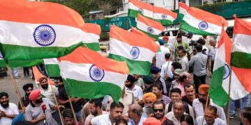 پاکستان کے زیرِ انتظام جموں و کشمیر میں شہریوں کی ہلاکتوں کے خلاف جموں میں احتجاج