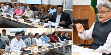 چیف سیکریٹری کا جموں کشمیر میں صحت شعبہ اصلاحات کی پیش رفت کا جائزہ