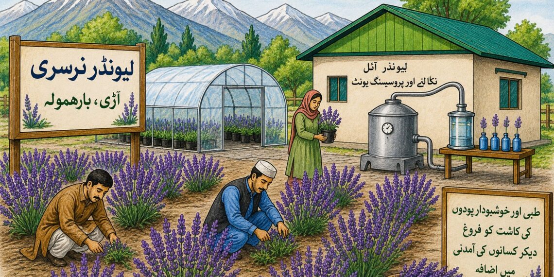اُوڑی میں لیونڈر کی دو نرسریاں قائم‘کسانوں کی آمدنی بڑھانے کی سمت اہم قدم