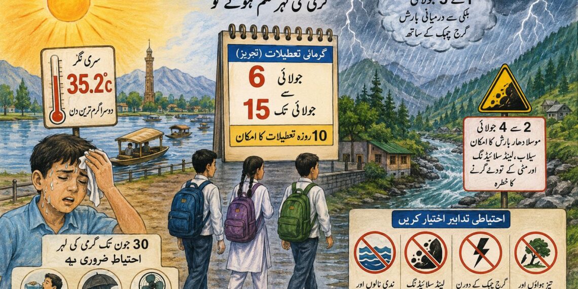 وادی میں شدید گرمی کی لہر جاری