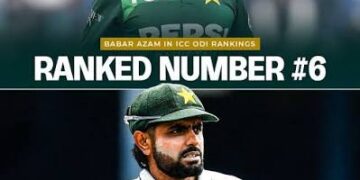 بابر اعظم دوبارہ ٹاپ 10 میں، پاکستان کے تین کھلاڑیوں کی رینکنگ میں نمایاں بہتری
