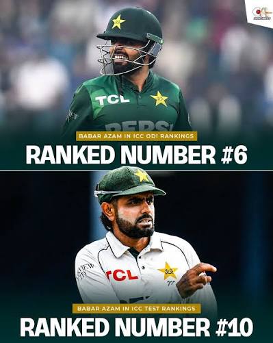 بابر اعظم دوبارہ ٹاپ 10 میں، پاکستان کے تین کھلاڑیوں کی رینکنگ میں نمایاں بہتری
