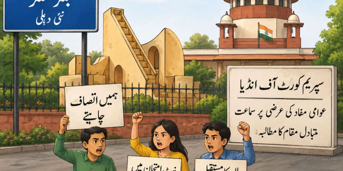 جنتَر منتَر اب احتجاج کیلئے موزوں مقام نہیں؟ سپریم کورٹ کا عرضی پر مرکز سے جواب طلب