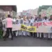 این ڈی اے اراکینِ پارلیمنٹ نے مارچ نکال کر اپوزیشن پر ایوان کی کارروائی میں رکاوٹ ڈالنے کا الزام لگایا 