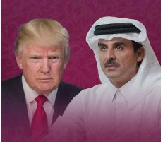 ٹرمپ اور امیر قطر کا خطے کی صورتحال اور پاک قطر عمان کی ثالثی پر تبادلہ خیال