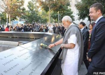 مودی نے 9/11 حملے کے متاثرین کوپیش کیا خراجِ عقیدت، کہا- دہشت گردی کے خلاف ہندوستان کا پختہ عزم