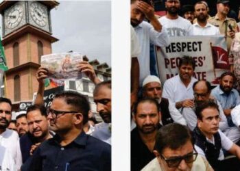 امتیازی سلوک ؟’بی جے پی کو سہولت، این سی کو کچلا گیا‘