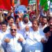 انڈیا اتحاد کا جموں میں  ’جمہوریت بچاؤ مارچ